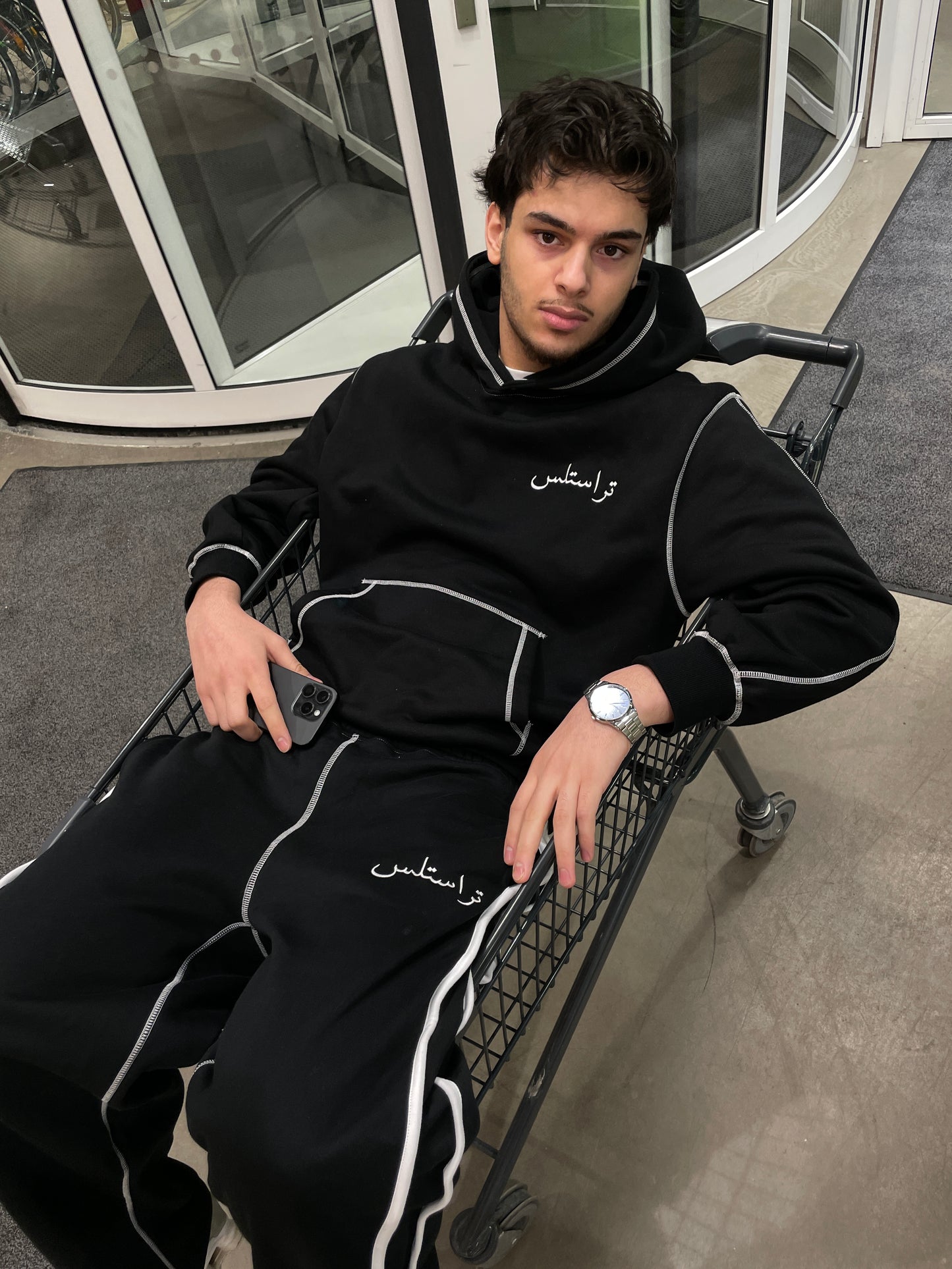 TRUSTLESS BLACK LINE PANTS