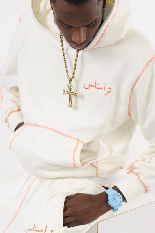 TRUSTLESS WHITE NOISE HOODIE