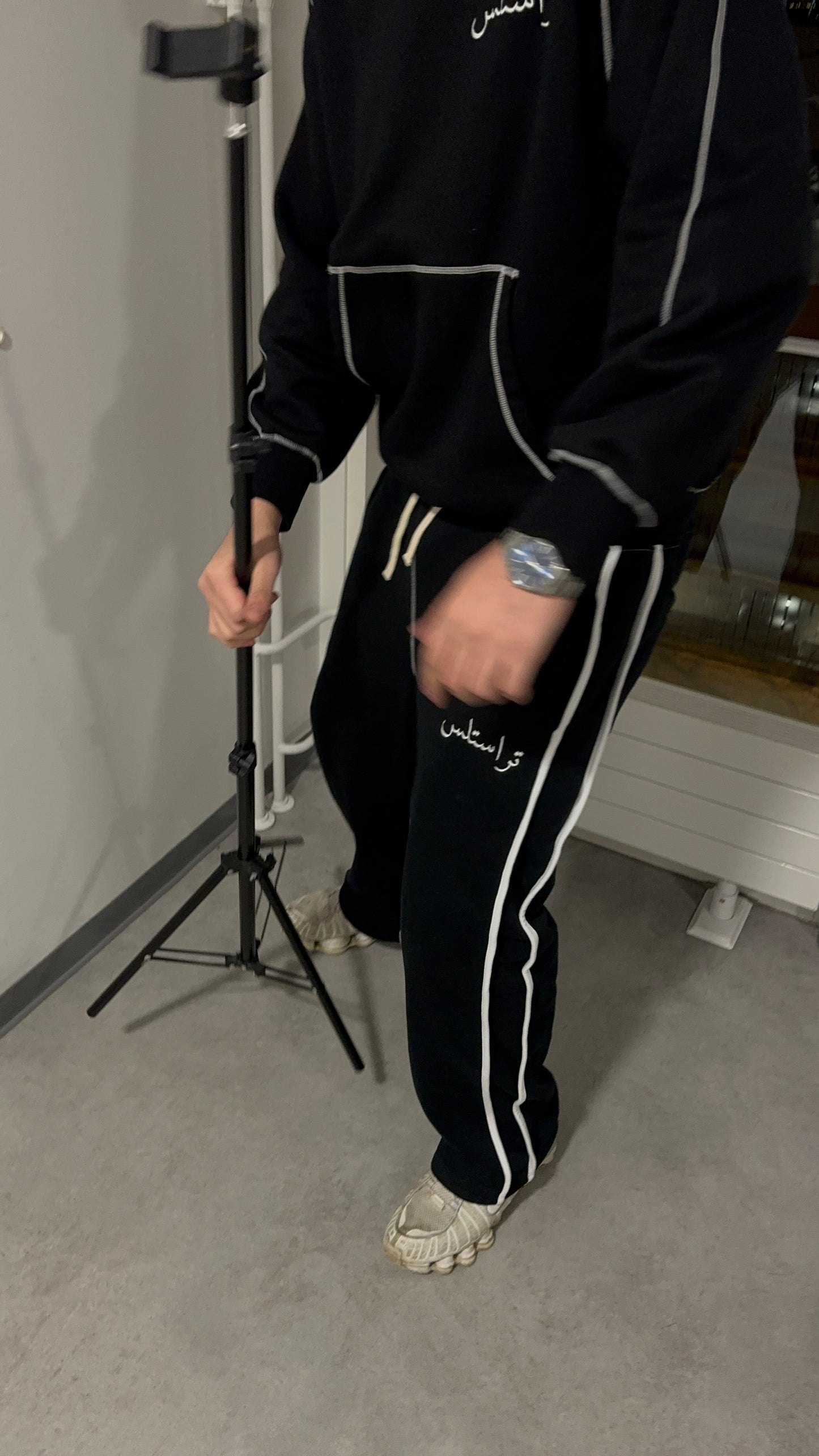 TRUSTLESS BLACK LINE PANTS