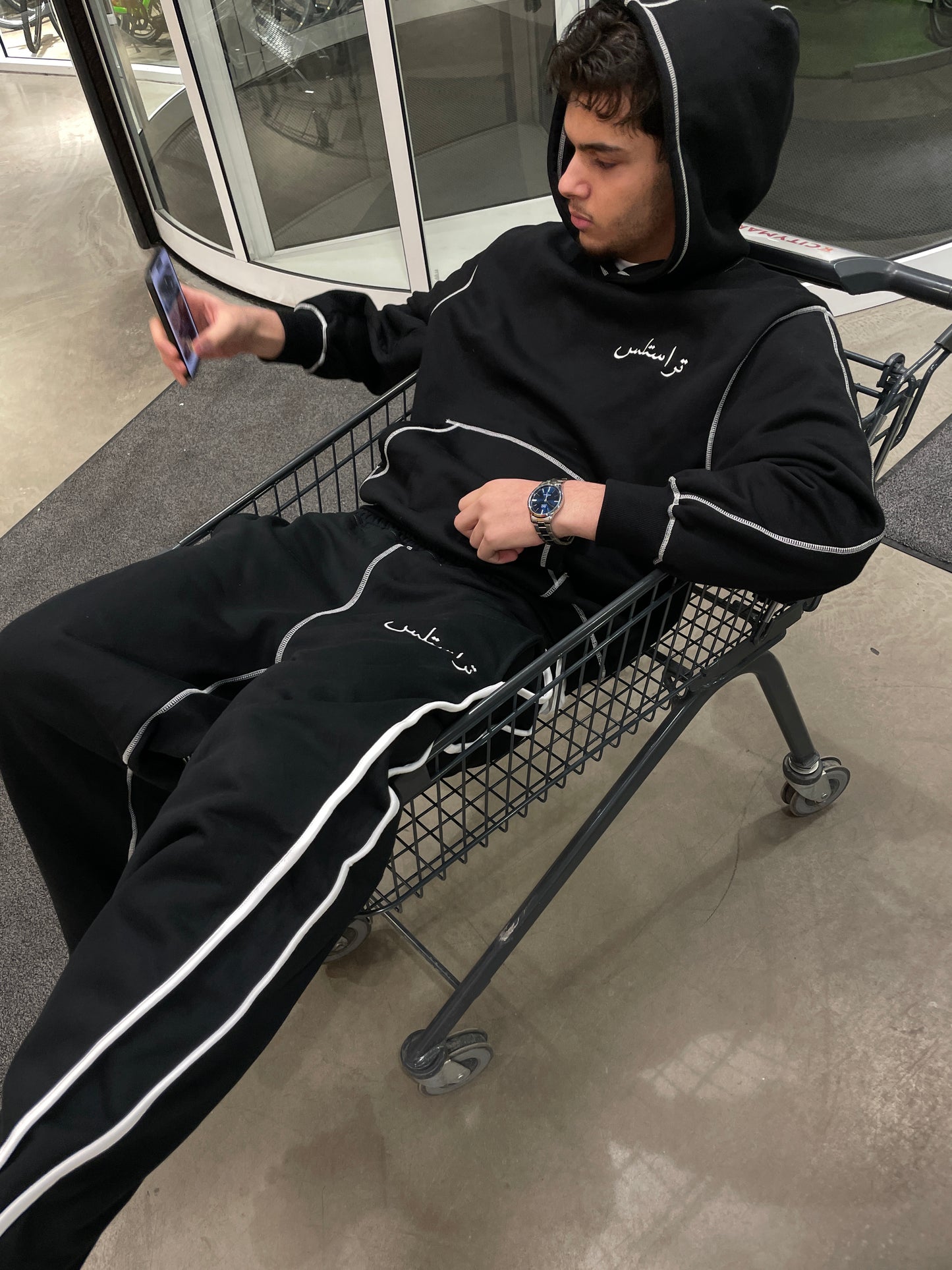 TRUSTLESS BLACK LINE PANTS